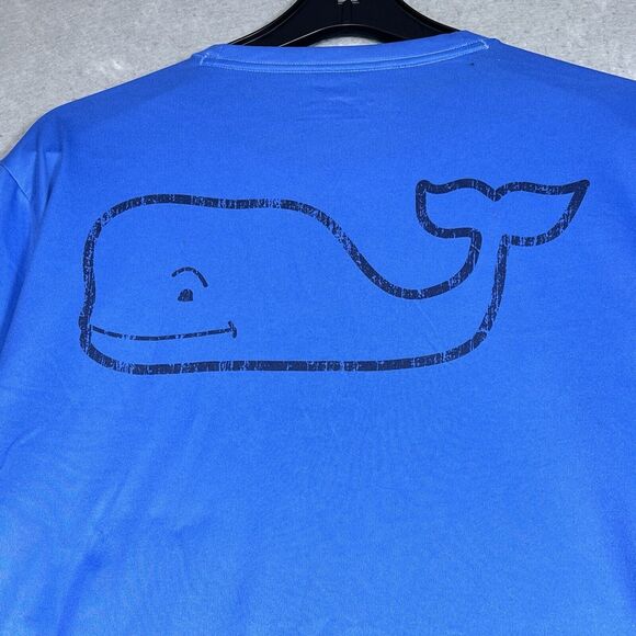 Vineyard Vines Shirt Mens Size Large Blue Performance Solid Shirt Long Sleeve - Picture 10 of 12